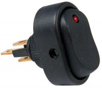 LED - Red Rocker Switch - PTM V5584