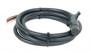 6 Pole Round Molded Trailer Cable 8 ft. - 20036