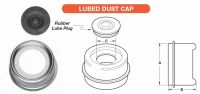 Grease / Dust Cap - Lubed
