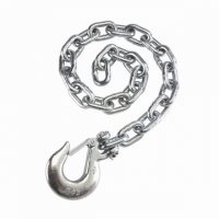 Safety Chain - 10MM x 35'' w/ 5/16'' Clevis Latch Hook - 10,600#