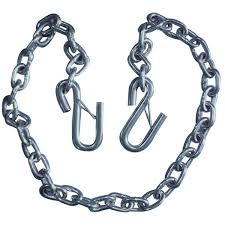 Safety Chain - ''S'' hook w/ latch 48'' 5,200#