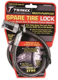 Spare Tire Cable Lock