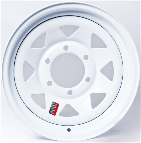 12" White Spoke Wheel - W124545WS