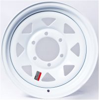 13" White Spoke Wheel - W134.5440WS