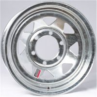 13" Galvanized Spoke Wheel - W134.5545GS