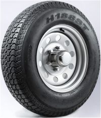 15" Galvanized Wheel/Tire - WTB156545GS205C