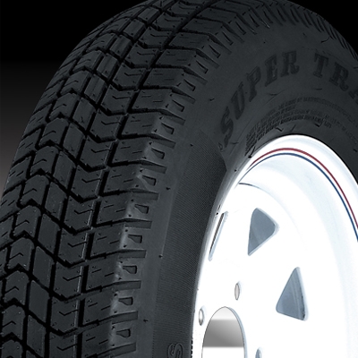 15" White Spoke Wheel/Tire - WTB155545WS205C
