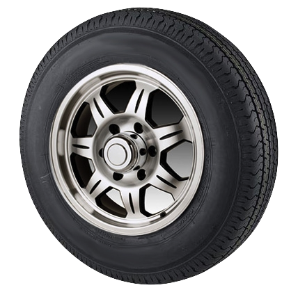 15" Aluminum Wheel/Tire Radial - WTR156550A205C
