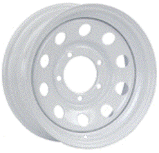 15" White Mod Wheel - W156550WM