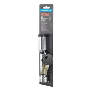 PACKAGED - 5/8" X 2" CHROME DOGBONE HITCH LOCK