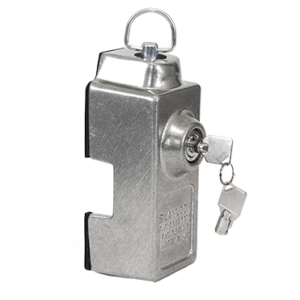 DOOR HASP LOCK FOR CARGO AND LIVESTOCK TRAILERS